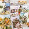 Sugar Poetry: Field Life Series - 30 Retro Watercolor White Ink Stickers