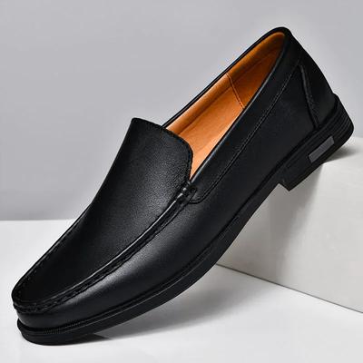 Men's Shoes Luxury Brand Genuine Leather Slip On Mens Loafers New Casual Shoes For Men Designer Moccasins Hot Sale Drive Shoes