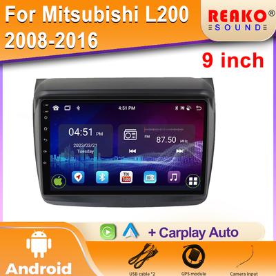 Car Radio Multimedia Android For Mitsubishi Pajero Sport 2 L200 Triton 2008-2016 Carplay 4G GPS 2 Din Screen Head Unit Stereo