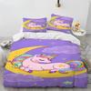 Unicorn Cute Cartoon Comforter Bedding Set,Duvet Cover Bed Set Quilt Cover Pillowcase,Queen Bedding Set For Child Boy Girl Gift