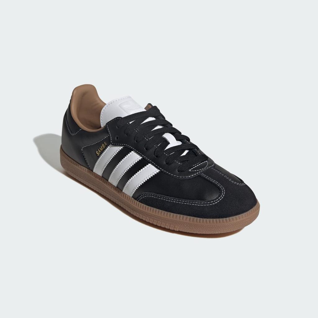 adidas SAMBA OG for ADAM ET ROPE HQ7257 Unisex Originals Sneakers Core Black / Cloud White / Timber