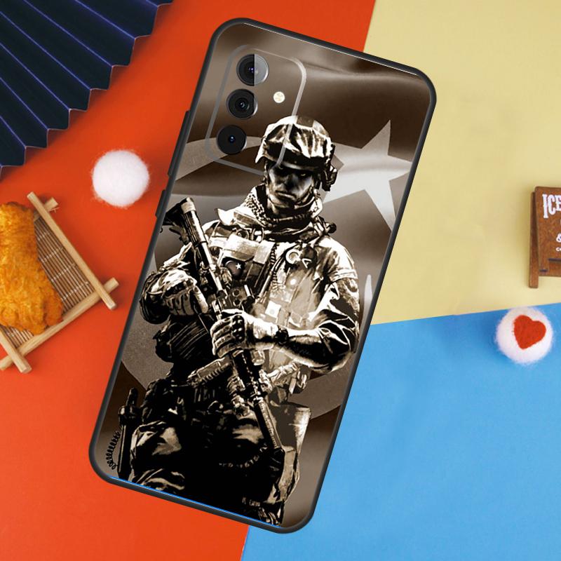 Military Army Special Forces Cover For Samsung Galaxy A15 A25 A35 A55 A52 A32 A12 A14 A34 A54 A51 A71 A53 A33 A13 Case