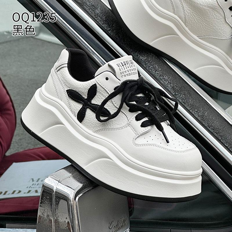 Platform spring and autumn new small height increase sports and leisure board shoes 34