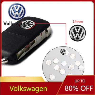 wer5For VOLKSWAGEN VW 5/10Pcs Car Remote Key Logo Metal Emblem Stickers For VW GTI Polo Golf Passat Tiguan Arteon Touareg Taigo Cadd VISJ6