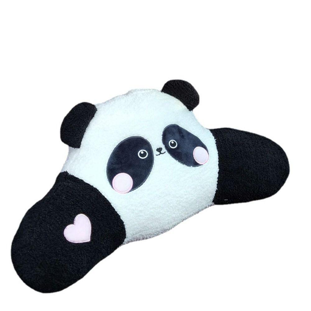 Panda Panda Car Headrest Heart Panda Auto Waist Support Cushion   Kids Adults