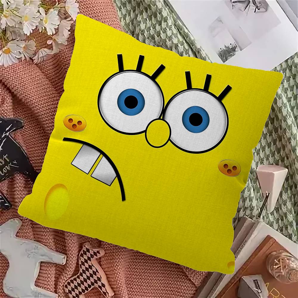 S-SpongeBob S-Pantaloni Quadrati Federa Cuscino Design Copricuscino Decorazione Decorazione Festiva