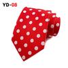 2025 Polka Dot Polyester Herren Business Casual Krawatte - Verschiedene Farben