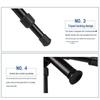 Universal Three-Jaw Portable Monopod Projector & Phone Stand with Fill Light.
