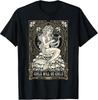 Humorous Feminist T-Shirt with Siren, Harp, and Skull Design for Girls