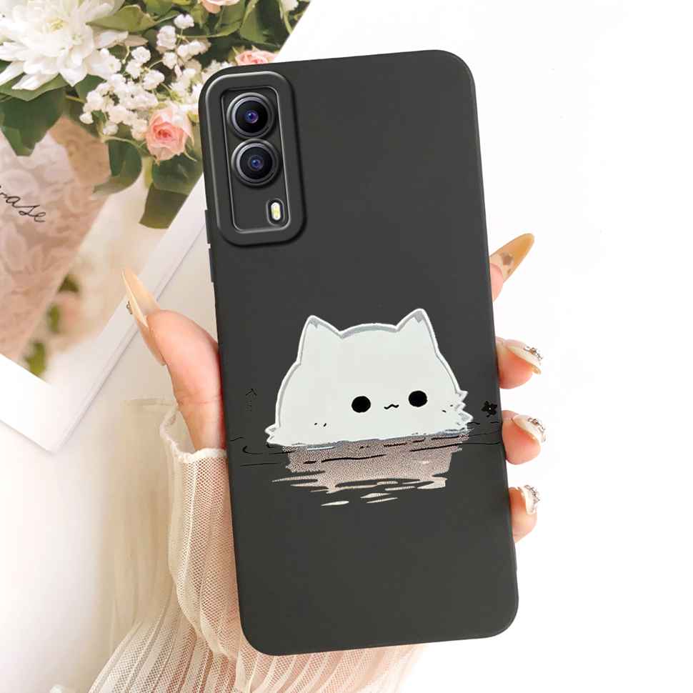 For Vivo Y53s 5G V2111A Case Printed Popular Cartoon Animals Silicone Back Cover For Vivo Y 53S 5G V2058 6.58" Phone Cases Capa