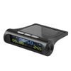 Car Solar Digital Clock With LCD Time Date In-Car Temperature Display For Outdoor Personal Car Part Decoration