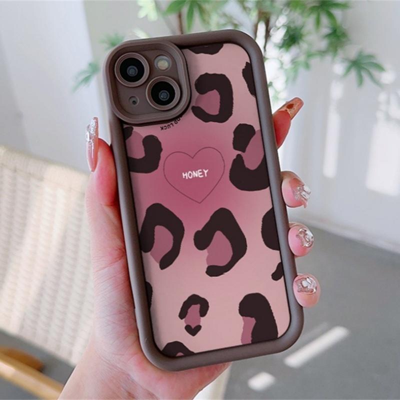 Case For Honor 400 200 Lite 400 Pro Magic 7 Lite 90 X9C Smart 5G Huawei P40 Lite P30 Pro Nova 5t Cover Leopard Print Silicone