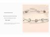 Min Yue S925 Sterling Silver Zircon Heart Bracelet - Women's Elegant Fashion Jewelry for Qixi Valentine's Day