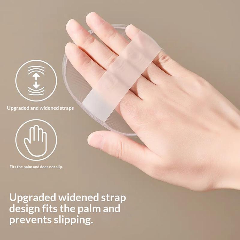  Burete Puf de Pudră din Gel Siliconic Moale Pentru Loțiune Corporală Fond de Ten Transparent Nu Mănâncă Pudră Instrumente Aplicator Puf