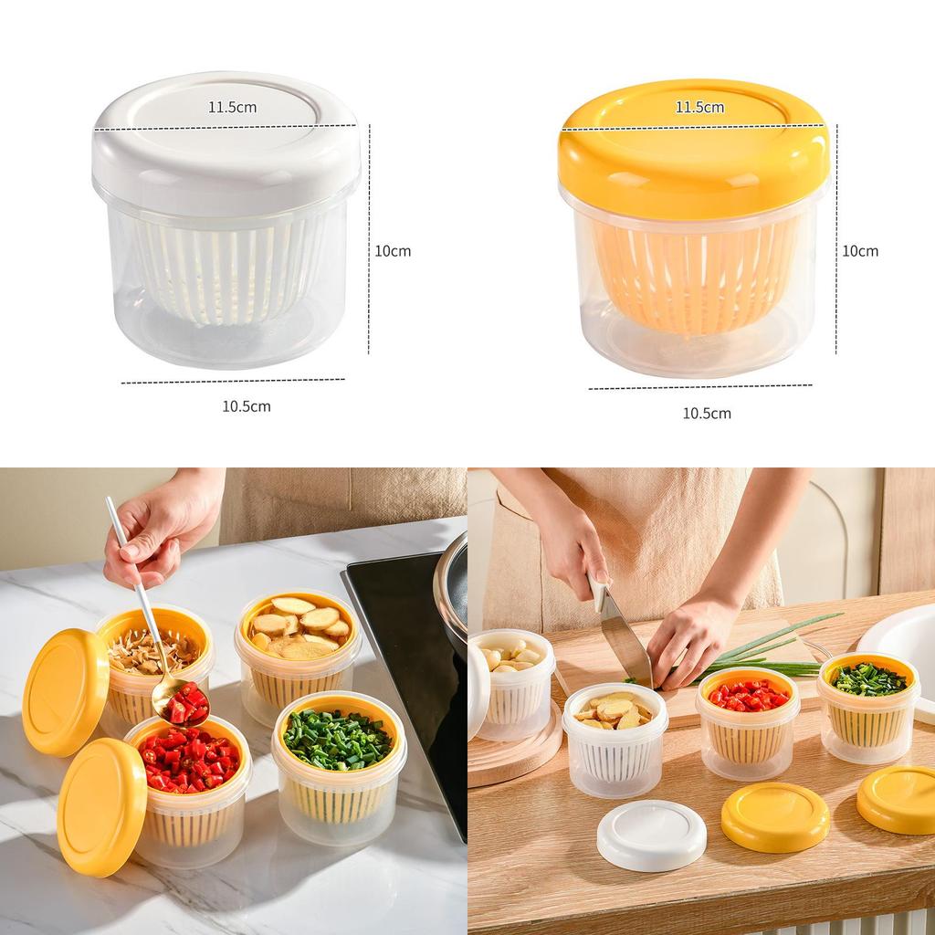 Plastic Food Storage Container With Lid For Fruits And Vegetables Home Kitchen Organizer