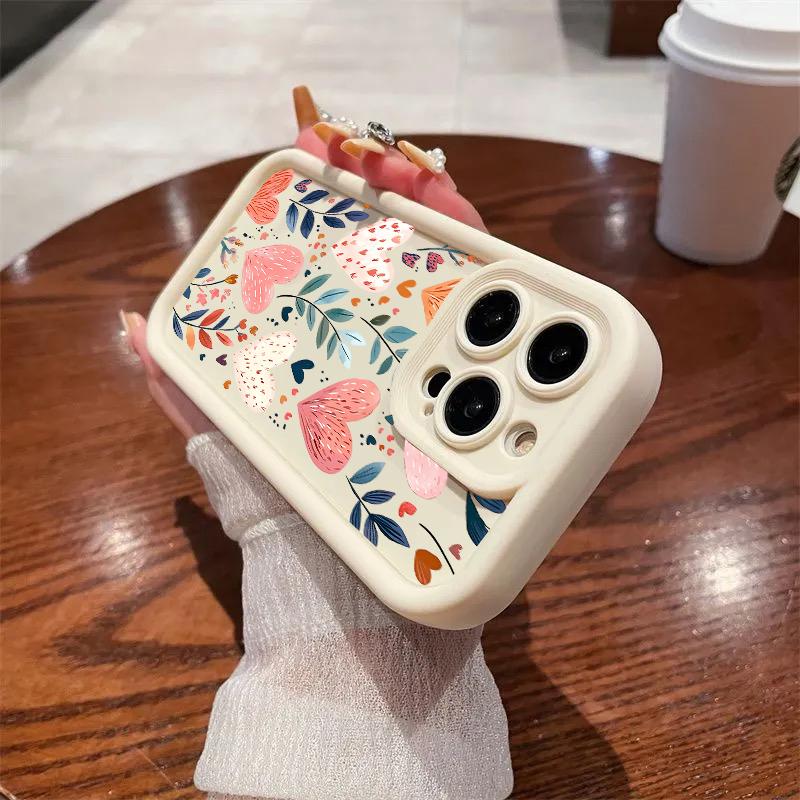 Colorful Love Flower Plant Case For Google Pixel 9 8 7 8A 7A 9 Pro XL Soft Cover Silicone Anti-Knock