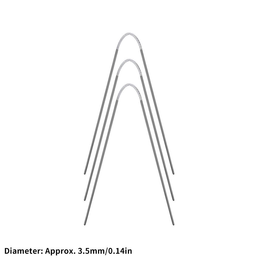 Circular Knit Needles 3Pcs Knitting Sticks Cable Circular Knitting Needles Set Knitting for Babies Sleeves Socks and Small In