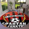 FC Spartak Trnava Round Area Rug,Carpet Rug for Living Room Bedroom Sofa Playroom Decor,Non-slip Floor Mat