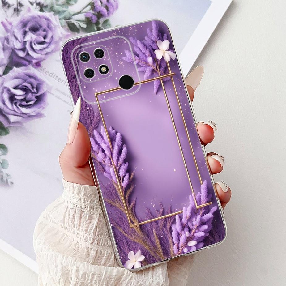 For Xiaomi Redmi 10C Case Cute Cat Luxury Butterfly Painted Cover 6.71'' Soft Silicone Case For Xiaomi Redmi 10C Redmi10C Fundas