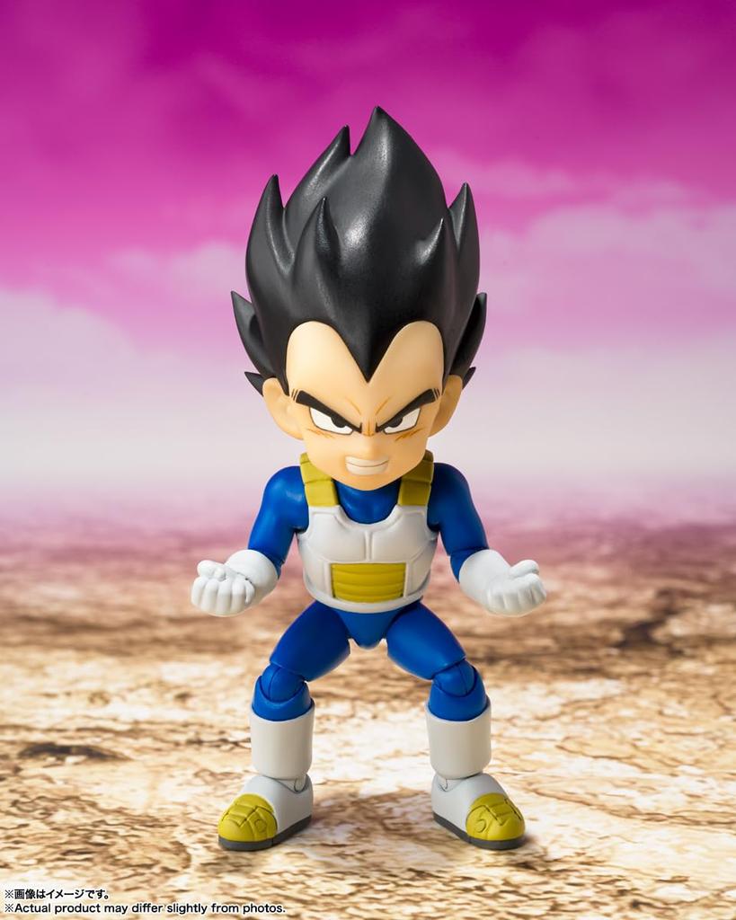 TAMASHII NATIONS Dragon Ball DAIMA Vegeta 70mm PVC ABC Painted Movable Figure S.H.Figuarts (Mini) -DAIMA- Approx. &