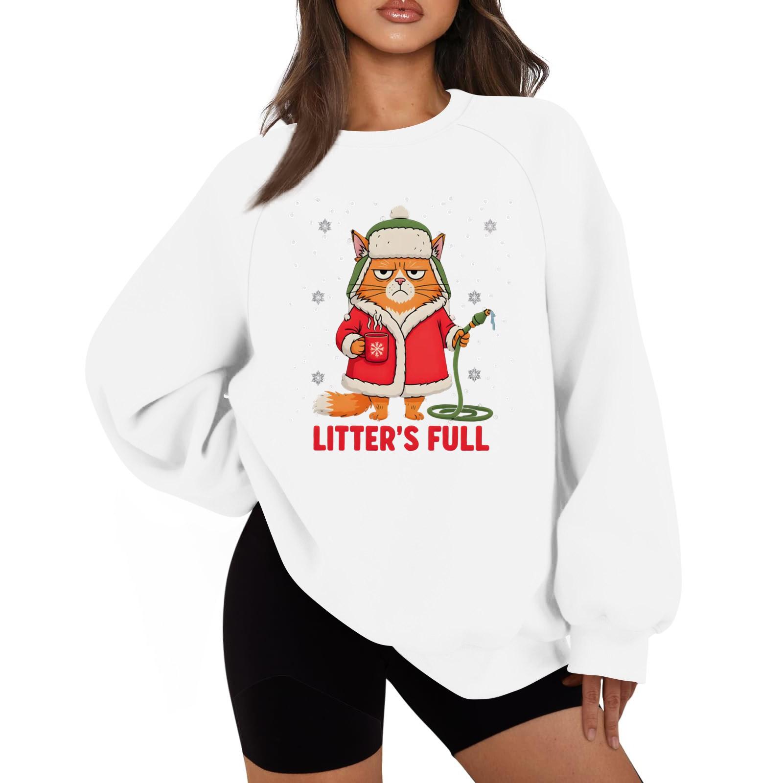 

Женская повседневная модная однотонная толстовка с круглым вырезом и длинным рукавом реглан XL белый