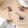 Creative Halloween Keychain Transparent Acrylic Keychain Backpack Small Pendant Cartoon Keychain