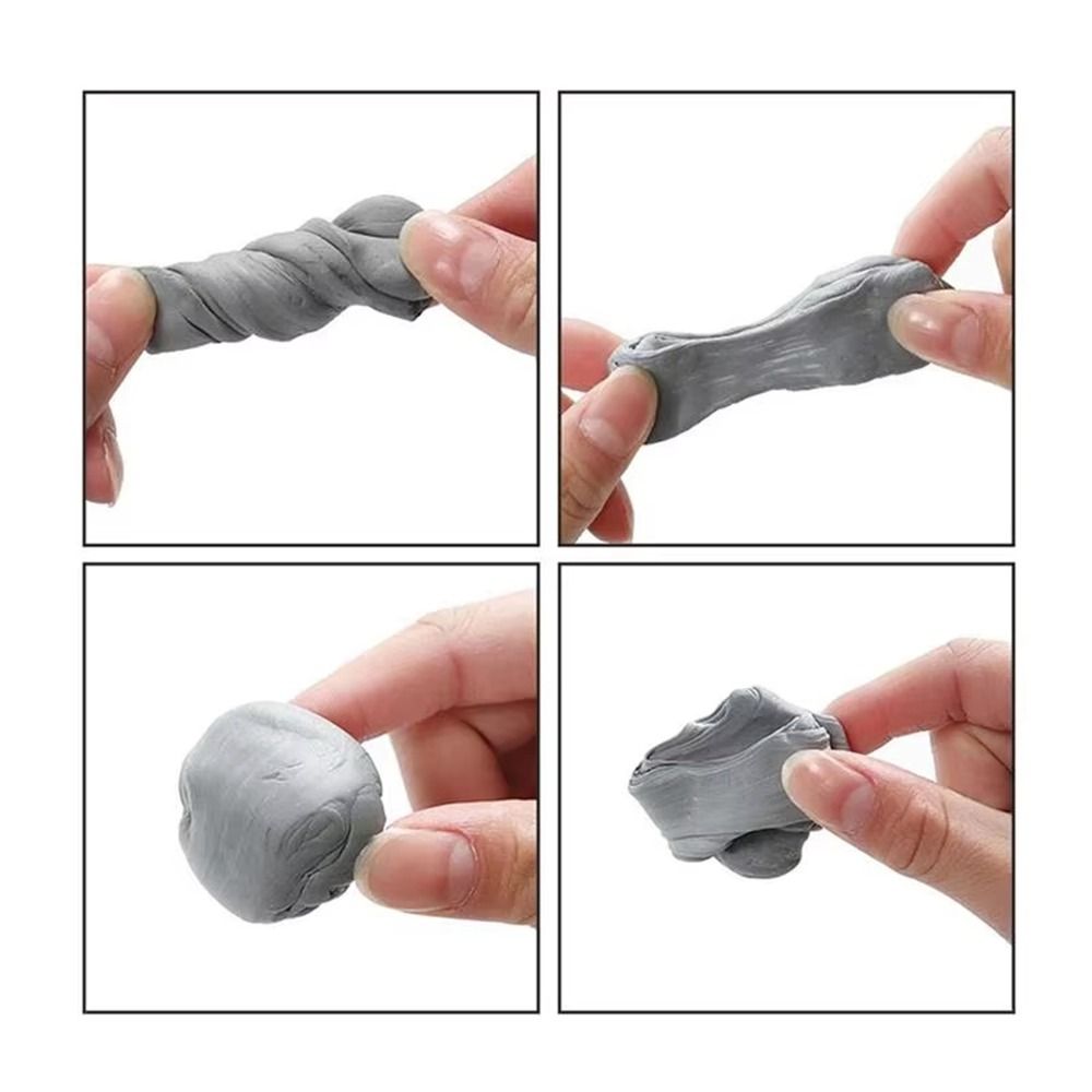 4Pcs Grey Kneaded Erasers Moldable Plasticity Erasers Art Supplies Art Drawing Erasers Art Students