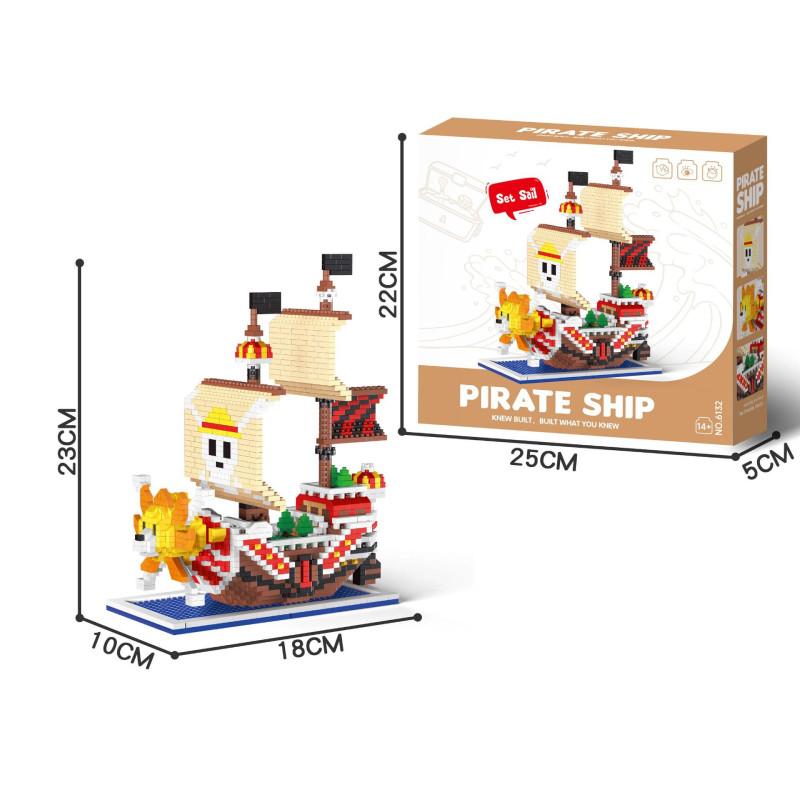 One Going Piece Merry Thousand Sunny Ship Model Children Building Toy Blocks