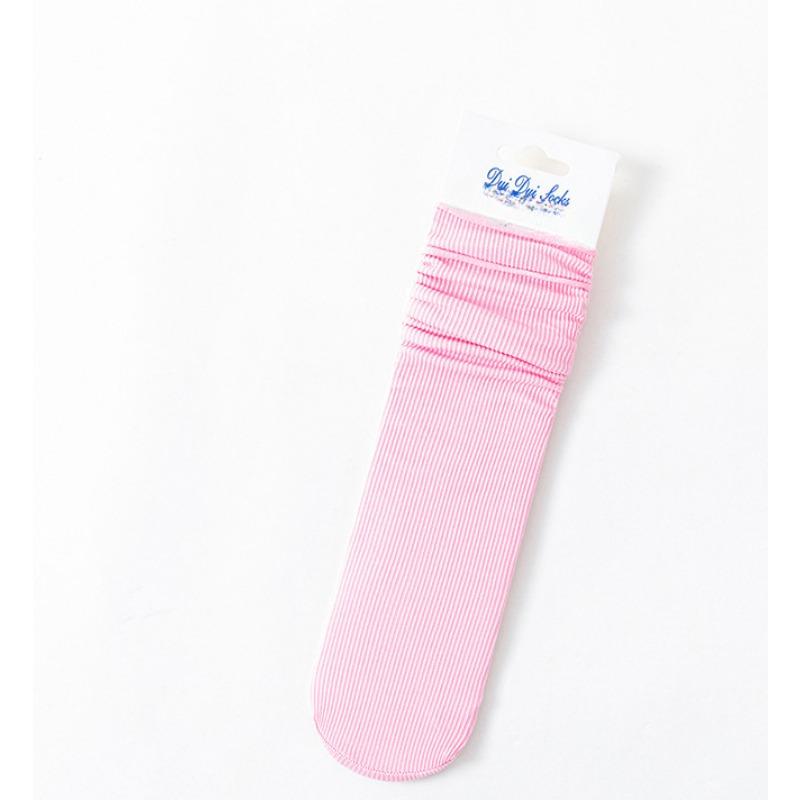 Jk Japonské Zhuji Ponožky Dámské Letní Tenké Ledové Hedvábí Chladivé Prodyšné Bezkostní Ledové Ledové Ponožky V Tubě Měsíční Froté Ponožky