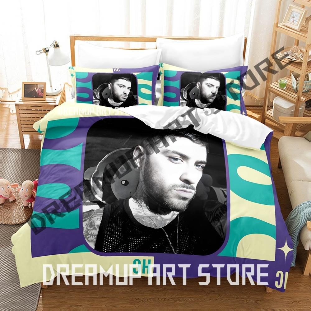 3D Print Hip Hop Zayn Malik Bedding Set Single Twin Full Queen King Size Bed Set Adult Kid Bedroom Duvetcover Sets Anime