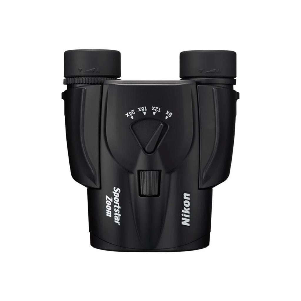 Nikon Sportstar Zoom 8-24x25mm Binoculars - Multi-Coated Lenses, Porro Prism Optics, Fast Focus Control - Compact and Lightweight Binoculars for