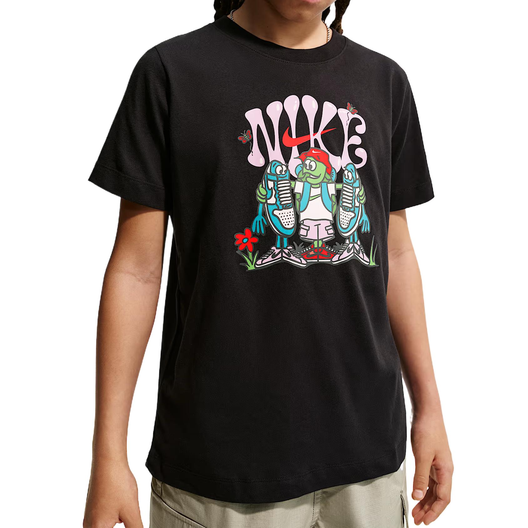 Nike Sportswear Cotton Round Neck Casual T-Shirt Kids tops IM6652-010 S