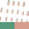 Almond Fake Nails - French Manicure Tips - Ready-to-Wear Nail Set