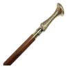 Marine Walking Stick top Brass Crafted Wooden Staff Handmade Collectible Nautical 3 fold Walking Stick (Brass)