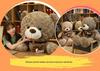 Large Rose Teddy Bear Hugging Doll Plush Toy - Big Panda Cushion
