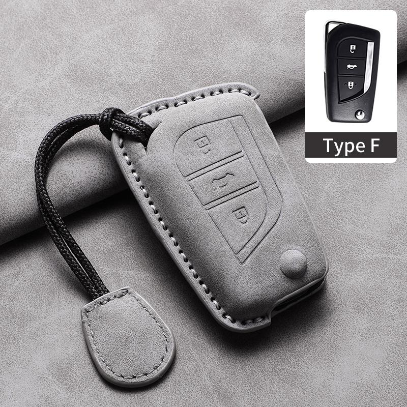 

Car Key Case Cover For Toyota Aygo Yaris Highlander Corolla Camry Rav4 Levin Reiz Hilux Car Keychain Protector Shell Accessories
