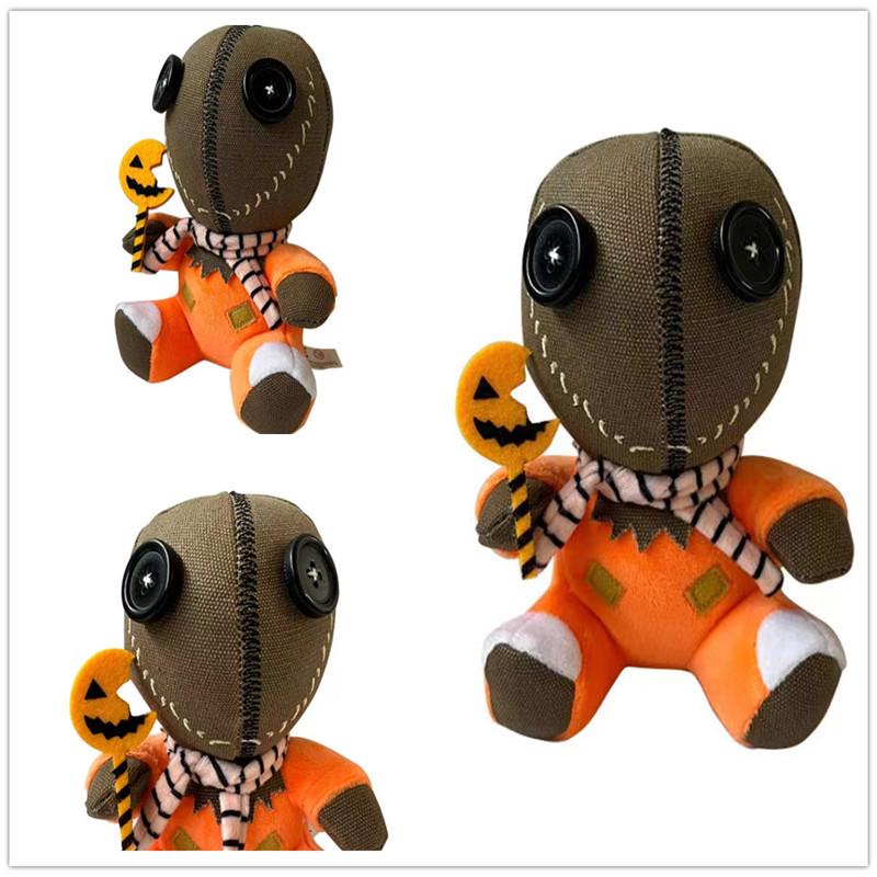Trick 'r Treat Sam Plush Toy: Halloween Pumpkin Man Doll