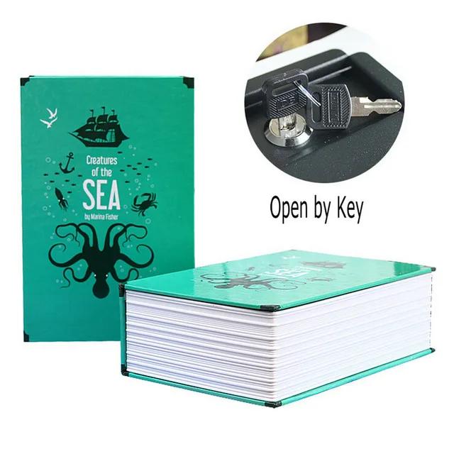 Cassaforte Domestica Alta Qualità Libro Segreto Cassaforte Nascosta Salvadanaio Salvadanaio Salvadanaio Contenitore per Contanti Scatola per Soldi Metallo Acciaio Simulazione Libri Classici