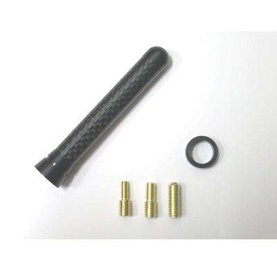 Short Antenna Real Carbon Anodized Black Subaru Impreza Anesis 08/10-11/12 GE2-7 DRATCBB-F005