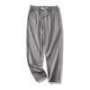 Straight-leg Tapered Pants Men's Summer 2024 New Arrival Casual Pants Elastic Waist Pants Export Men's Pants Wide Leg Draped Pants