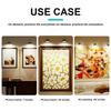 1/2/3Pcs No-Drill Magnetic LED Light Wall Mounted Art Display Light  Night Light
