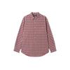 Camicia a quadri a maniche lunghe da uomo