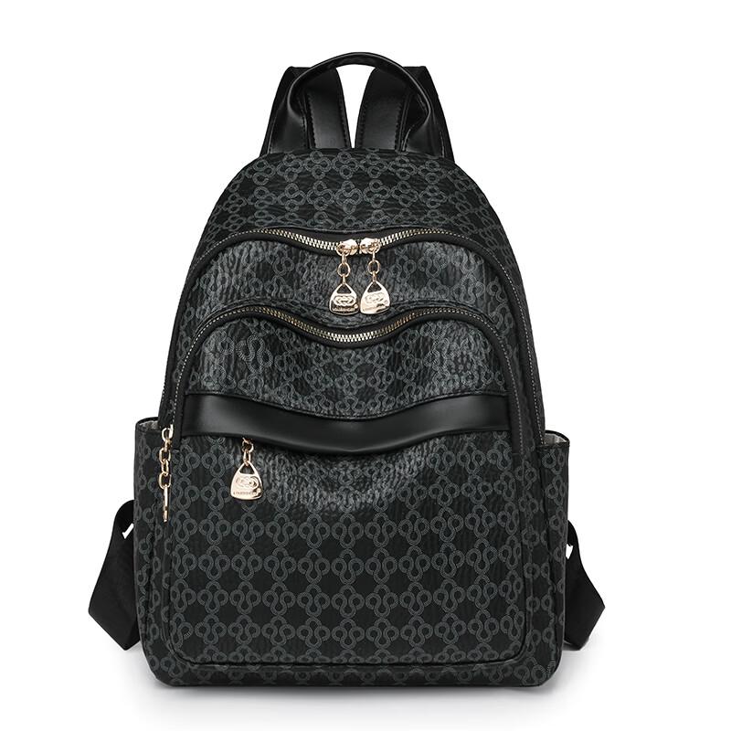 OGAR Women's Soft Leather Fashion Backpack