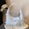 Foreign style bow hand bag women's 2025 new Korean version ins messenger bag fashionable commuter shoulder bag