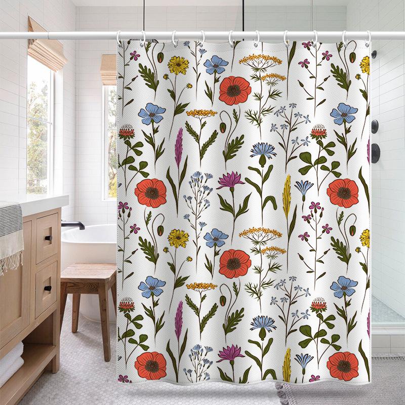 Zagęszczona wodoodporna kurtyna łazienkowa Odporna na pleśń Zasłona prysznicowa Zasłona prysznicowa Zasłona działowa Zasłona prysznicowa Zasłona łazienkowa Bez perforacji