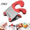 Pot Clip Pan Silicone Gripper Anti-skid Press Dual Purpose Hook Fixed Clamp Easy Kitchen Accessories Tools Supplies Stainless Steel Holder