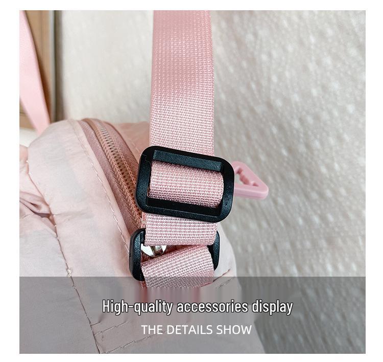 Women's Multi-functional Crossbody Bag: Multi-Compartment, Personalized Water Bottle Holder, Phone Storage, Versatile Travel Backpack.