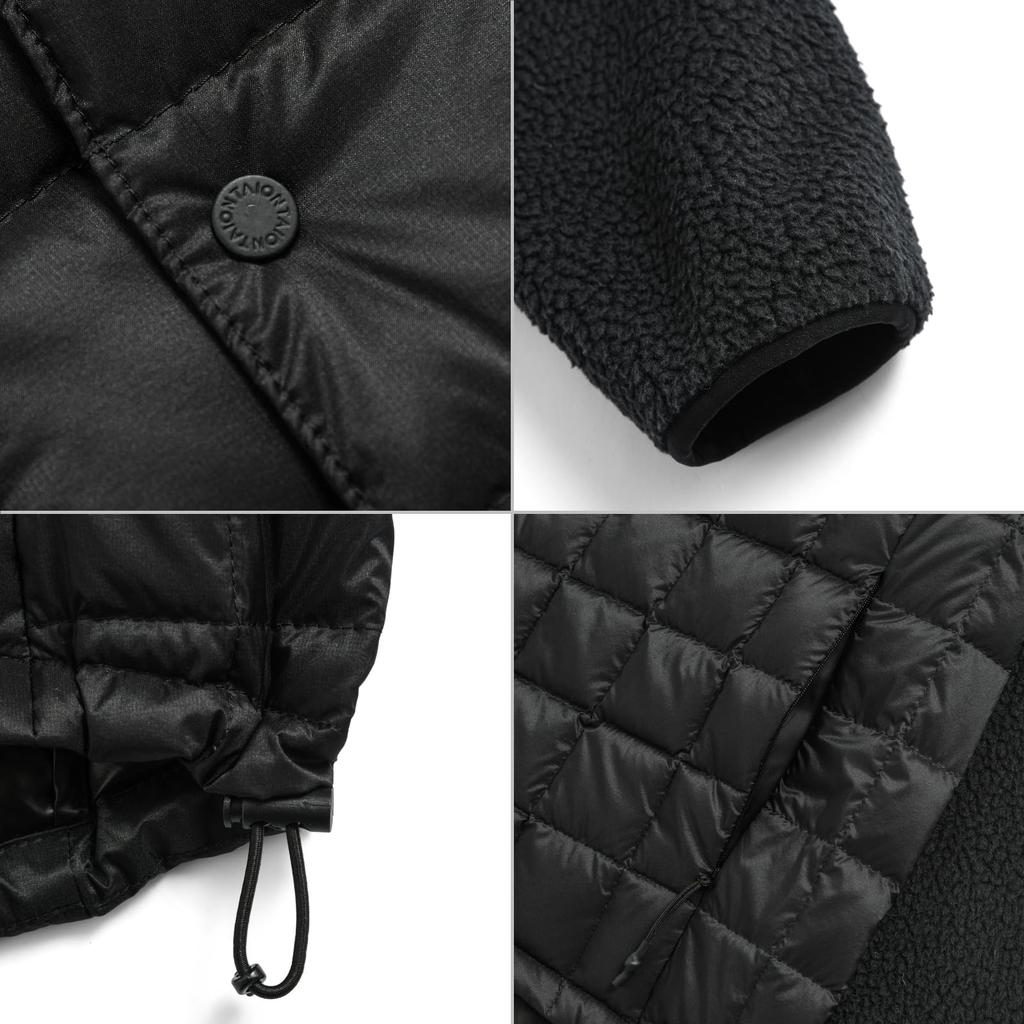 Taion Daunenjacke Schwarz x Schwarz 104BCMT-800SPX