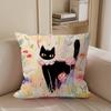 Niedliches Cartoon Katze Kissen Geschenk Heim Büro Dekoration Schlafzimmer Sofa Auto Kissenbezug Hülle 45x45