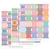 Self-Adhesive Index Label Sticker Stationery 3Sheets(90pcs) Bible Tabs Large Print And Easy-To-Read Bible Journaling Supplies